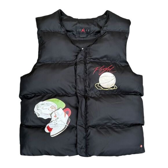 Nike Jordan Artist Series by Jacob Rochester Puffer Vest Men’s Sz M - Picture 1 of 8